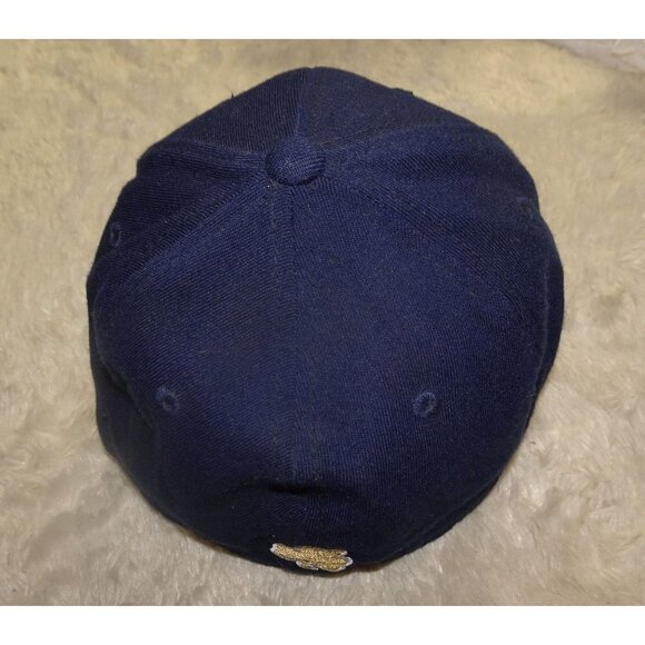 NCAA Blue Notre Dame One-Fit Baseball Hat Cap - Picture 7 of 7